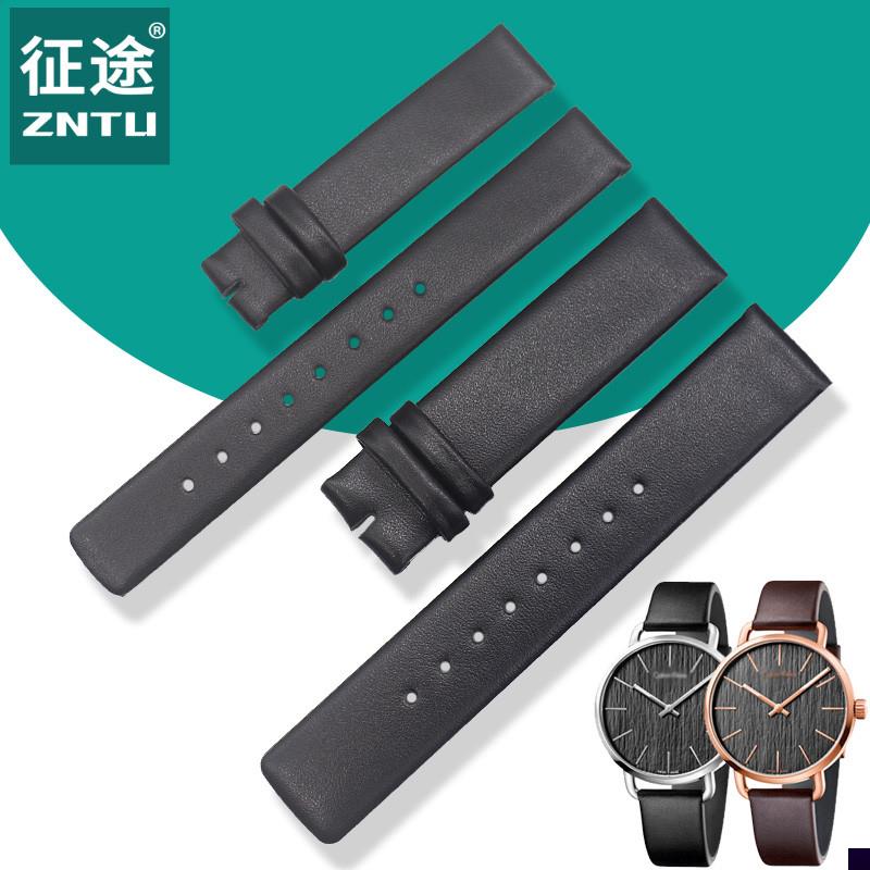 适用于CK真皮表带K7B系列K7B211/K7B216/K7B236男女手表带