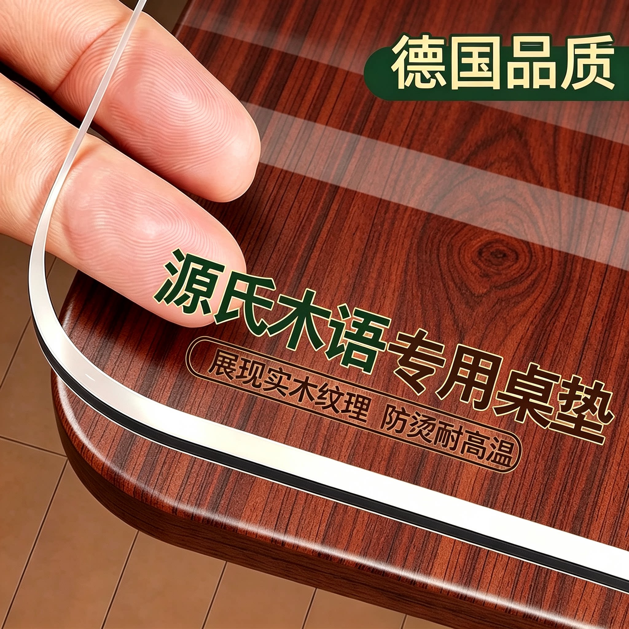*源氏木语专用餐桌垫tpu透明桌布实木桌面保护垫茶几防水防油防烫