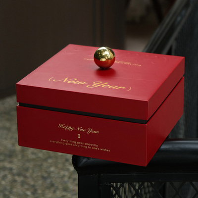 2026新年金球礼盒伴手礼马年年货礼品盒包装盒牛轧糖雪花酥空盒子