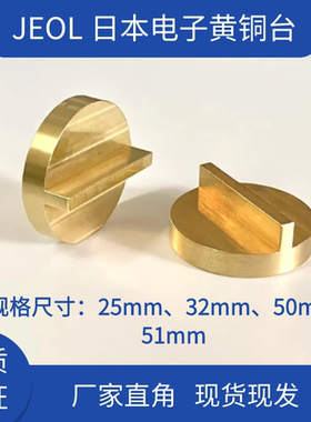 JEOL日本电子截面双直角90度黄铜铝制扫描电镜SEM台子