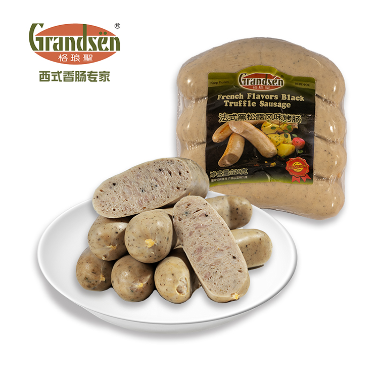 法式黑松露风味烤肠320g/4条/包