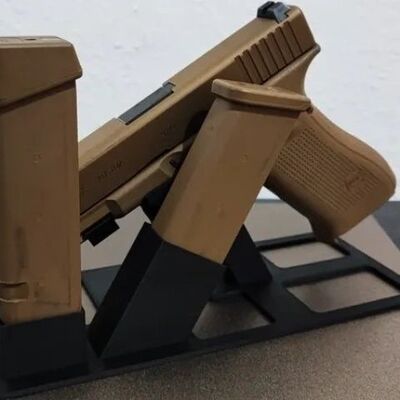 支架展示G17弹夹收纳OY银河UDL北青G34金伯G19黑鹰2011模立方M92F