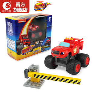 潮昇动漫 BLAZE旋风战车队飙速回力车儿童圣诞节礼物惯性小车玩具