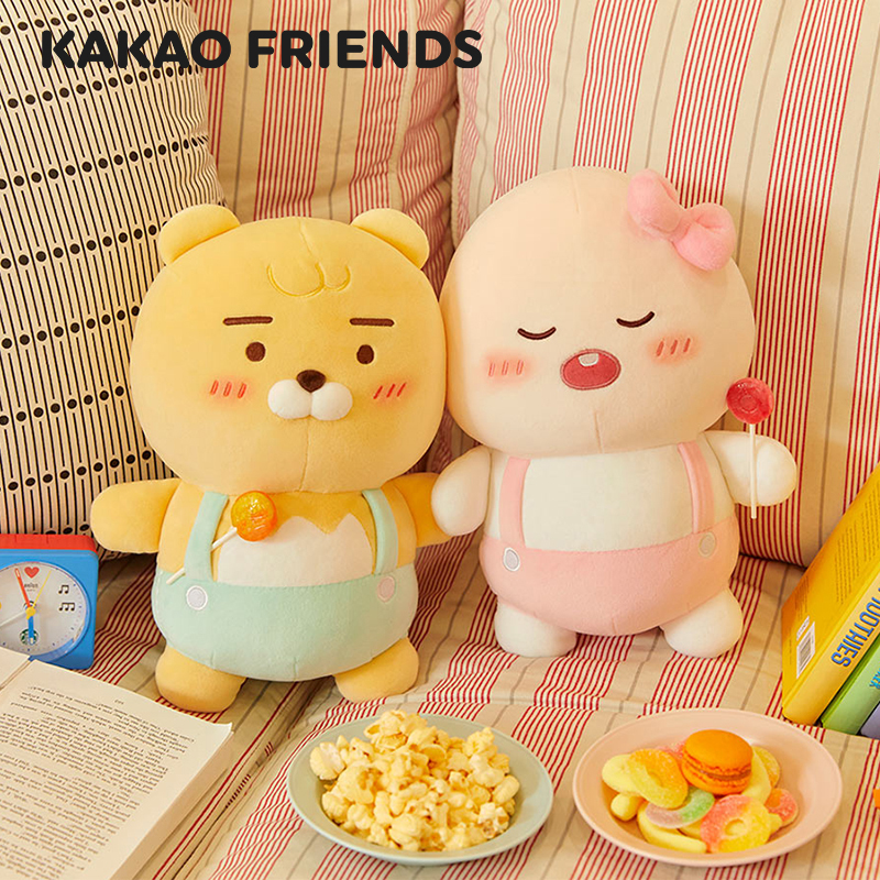 kakao friends 萌趣可爱胖嘟嘟玩偶抱枕little apeach居家午睡枕