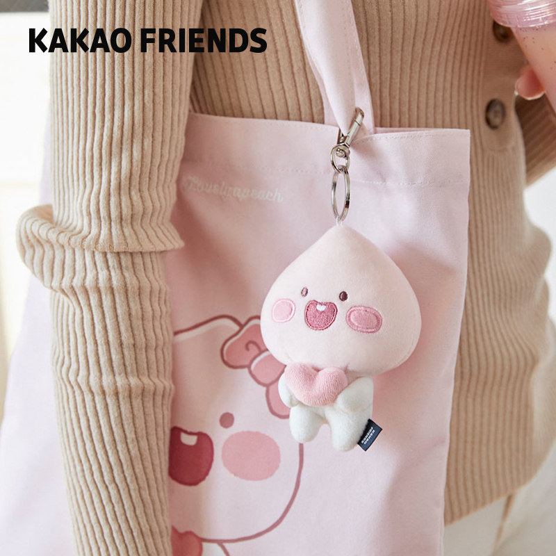 KAKAO FRIENDS 卡通愛心挂件玩偶鑰匙扣APEACH啵啵桃包包挂飾公仔在類目 模玩/動漫/周邊/cos/桌遊, 卡通/動漫周邊, 動漫卡牌/掛件/文具中 - 來自Buy2taobao.com提供專業的淘寶代購服務