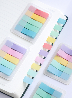 100Sheets/Pack Colorful Fluorescence Index Sticky Notes