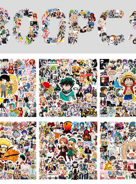 100PCS Mix Anime Stickers Demon Slayer Attack on Titan