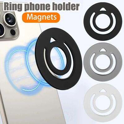 Magnetic Phone Finger Ring Holder for IPhone 16 15 14