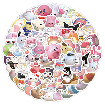 100pcs 3D Avatar Sanrio Sticker Cartoon Cute DIY Sticker