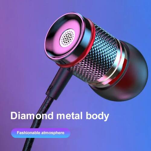 Wired Headphones DAC Type-C 3.5mm Headset 9D Bass Stereo