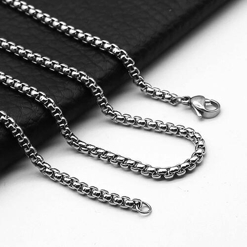 1Pc Stainless Steel Square Rolo Stainless Steel Chain