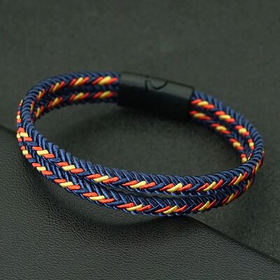 Noter Grade A Ethnic Fabric String Bracelet For Men Double