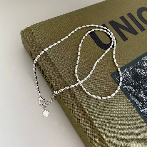 New Sterling Silver Necklace Personality Charm Simple Style