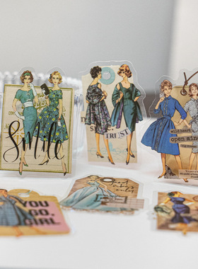 30pcs/1lot kawaii Stationery Sticker Ladies Fashion Notes