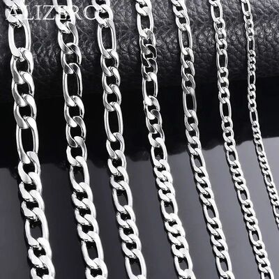 Wholesale Sterling Silver Necklace 2-12mm Width 40-75cm