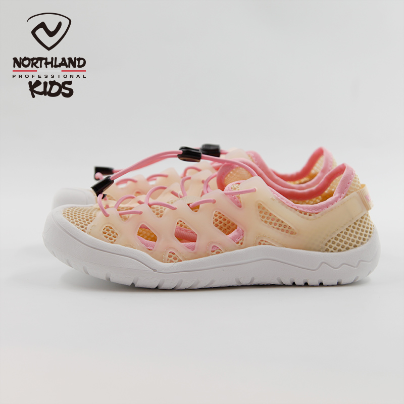 诺诗兰童鞋中童夏季凉鞋XA120211网面透气时尚渐变橡胶防滑运动鞋