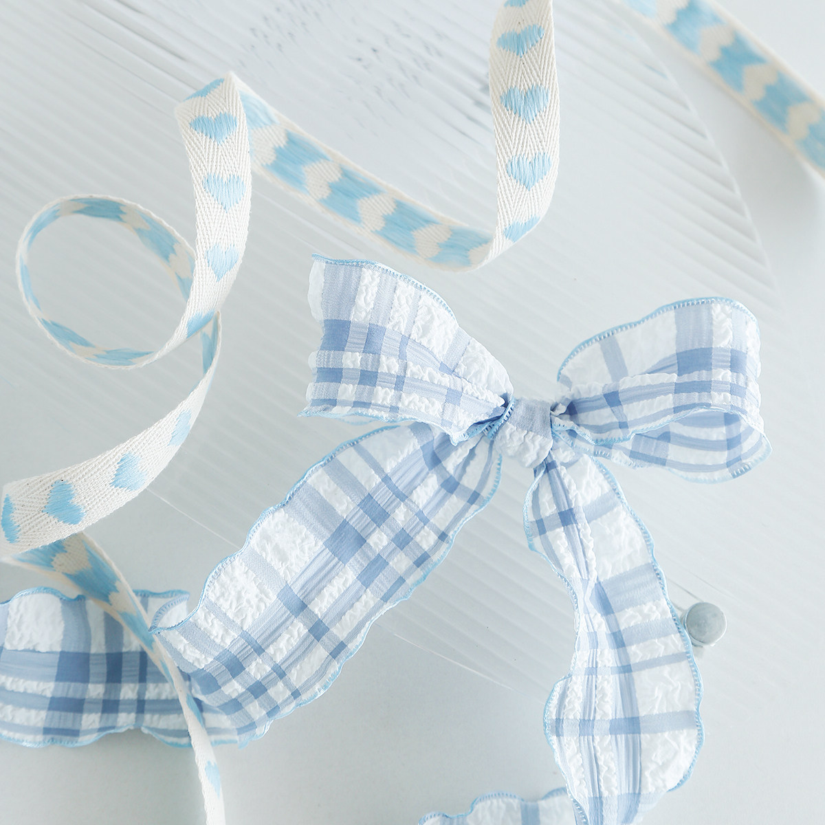 蓝色丝带鲜花丝带花束花艺缎带礼物装饰彩带蛋糕绑带手工diy材料