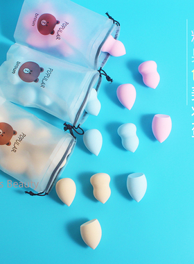 美妆蛋不吃粉海绵bb霜粉扑葫芦斜切打底化妆蛋海绵蛋粉扑蛋