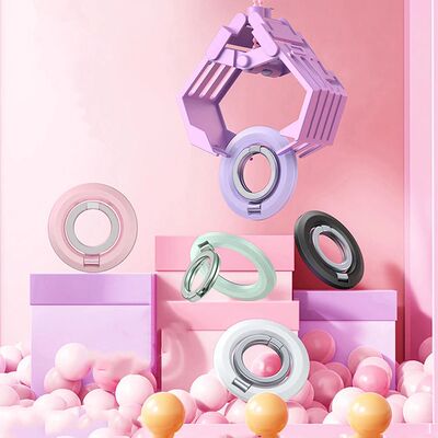 Stand For Tablet Magnetic 3 Sections Ring Phone Handphone