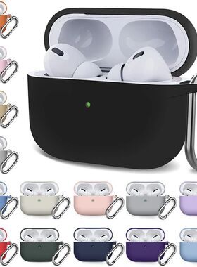 Silicone Earphone Case with Hook For Airpods Pro Case