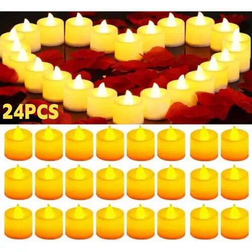 24pcs LED Candles Flameless Candle Battery Operated,