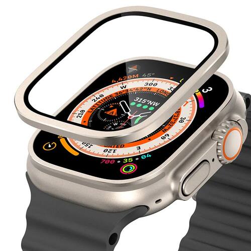 2024 Metal Aluminum Alloy Case for Apple Watch Ultra 49mm Screen