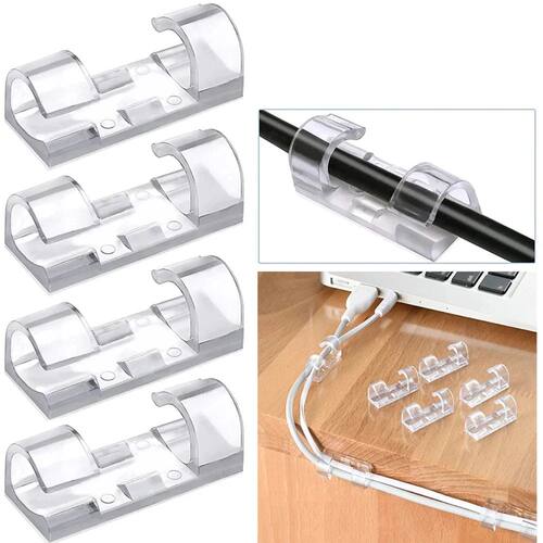 Cable Clips Organizer Drop Wire Holder Cord Management