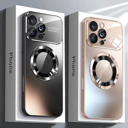 Titanium Metallic Glass Window Magnetic Wireless Charging