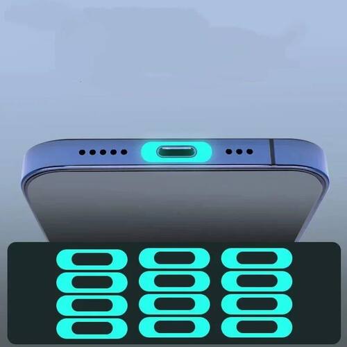 20/10/5PCS Phone Tablet Charging Port Luminous Protective