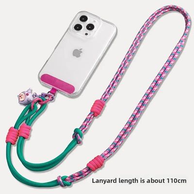 2 in 1 Adjustable Universal  Mobile Phone Lanyard Crossbody