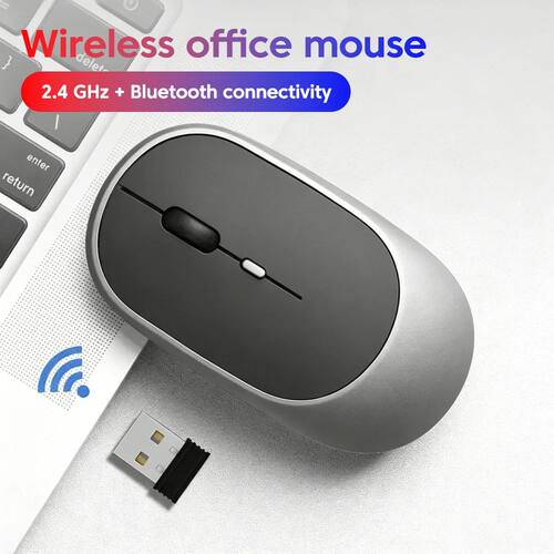 Wireless Mouse Rechargeable Mouse Gamer Dual Modes