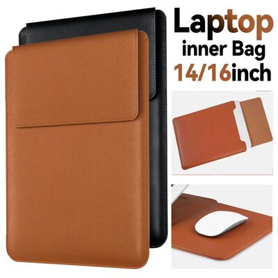 Leather Laptop Inner Bag For 14/16inch Notebook Sleeve for