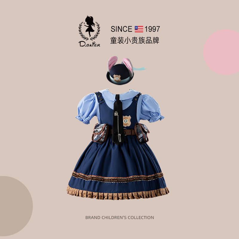 sesameclub正品朱迪警官连衣裙