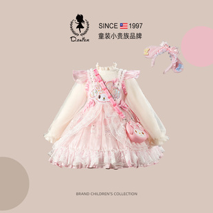 sesameclub女童公主裙冬美乐蒂裙子奇幻魔法生日Melody洛丽塔衣服