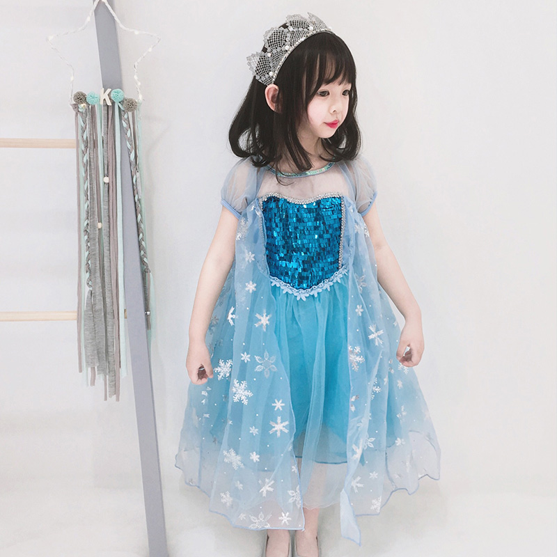 sesameclub正版艾莎公主裙