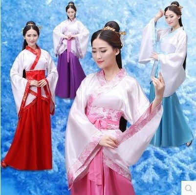 中國風女孩修身漢服布料長袍古典舞演出服女 清新淡雅女士襦裙複在類目 女裝/女士精品, 唐裝/民族服裝/舞臺服裝, 民族服裝/舞臺裝中 - 來自Buy2taobao.com提供專業的淘寶代購服務