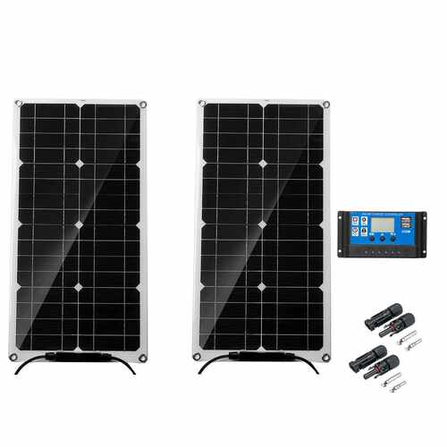 25W Flexible Solar Panel Battery Charger Kit太阳能板