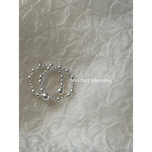 WXLSTUDIO 3/27 10:00 共生相连~百搭小银珠小众设计感铜戒指