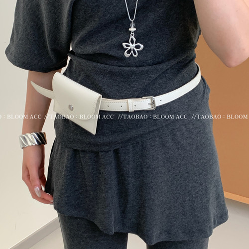 新款韩版ins风简约百搭腰带包女时尚休闲穿搭博主同款皮带包配饰