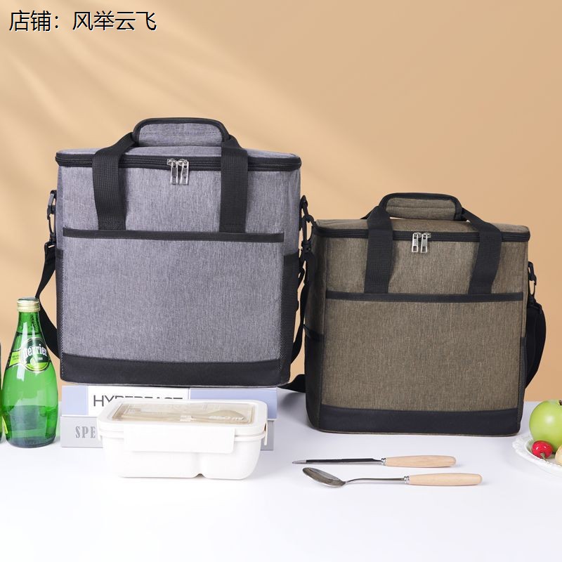 男士带饭包新款斜挎保温