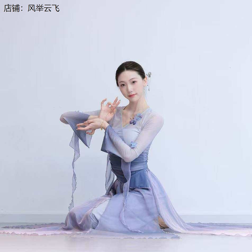 新款古典舞蹈服装女渐变