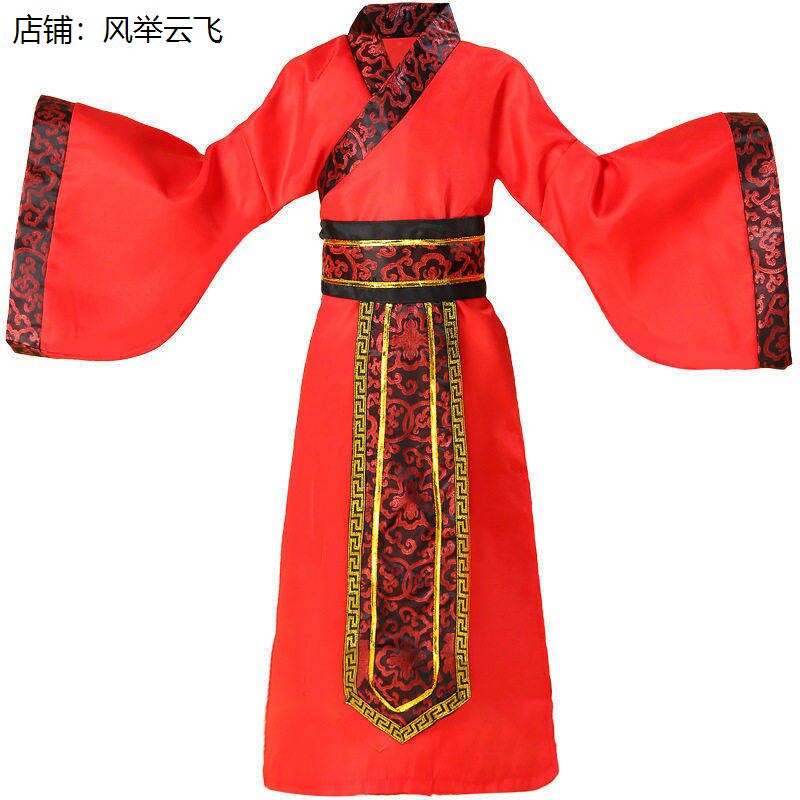 儿童演出服男童汉服三国