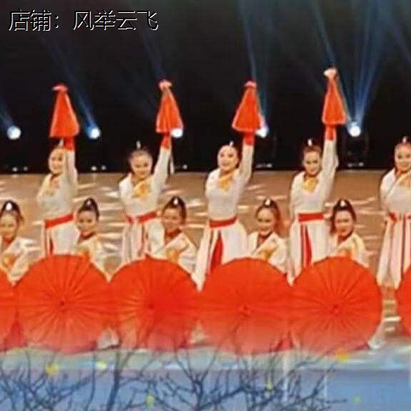 雪龙吟儿童演出服中国风
