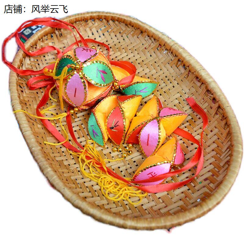 三月三手工diy小绣球半成