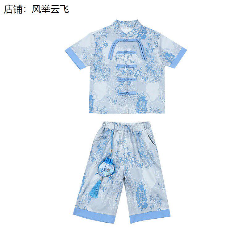 儿童汉服中国风表演服夏