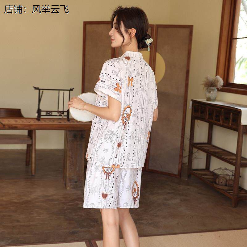 汗蒸服大码足疗浴衣女款