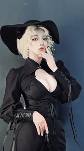 【定金展示】幽灵蛛蜘蛛夫人-寡妇风长款鱼尾-万塔黑哥特系列