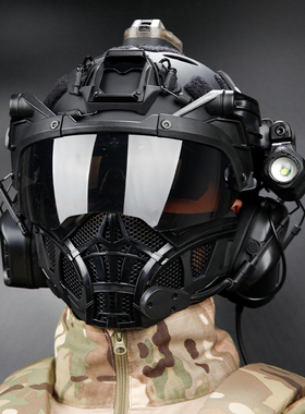 战术兵FAST SF战术头盔毒蝎面具装备透气防暴暗区突围战神套装