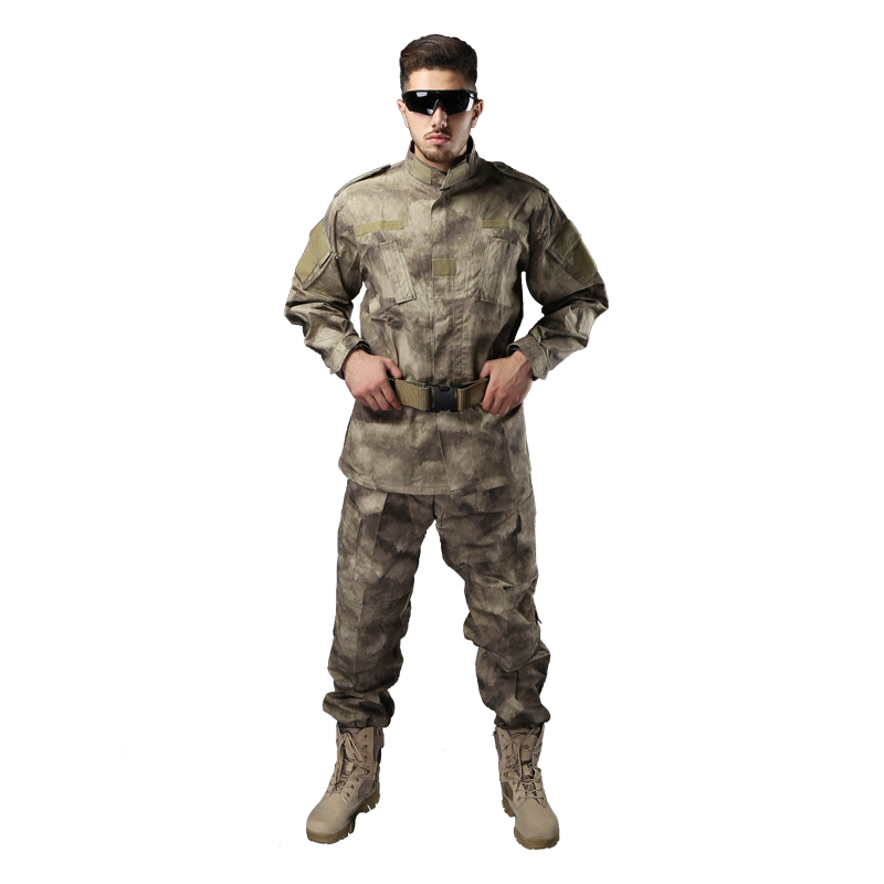 战术兵绿废墟迷彩野战耐磨服套服