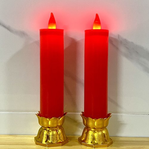 节能LED电烛灯电子蜡烛灯长明灯财神灯供灯乔迁婚礼家用蜡烛 无烟